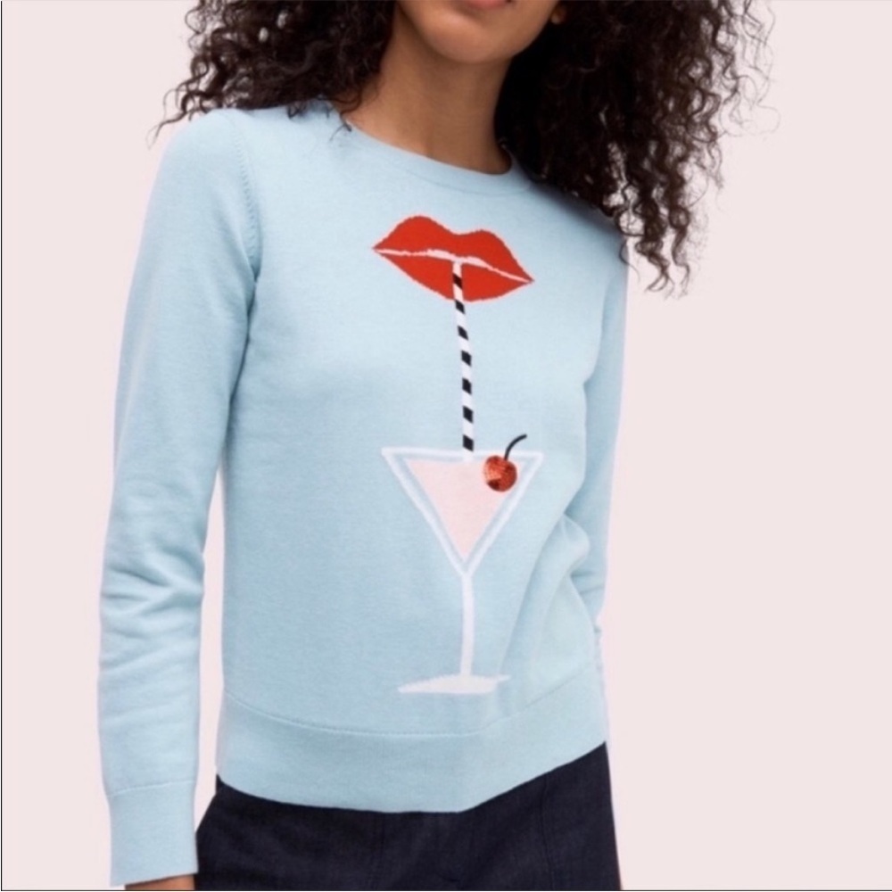 Kate Spade Cocktail Hour Sweater. Size XSmall. New with tags. - Picture 12 of 12